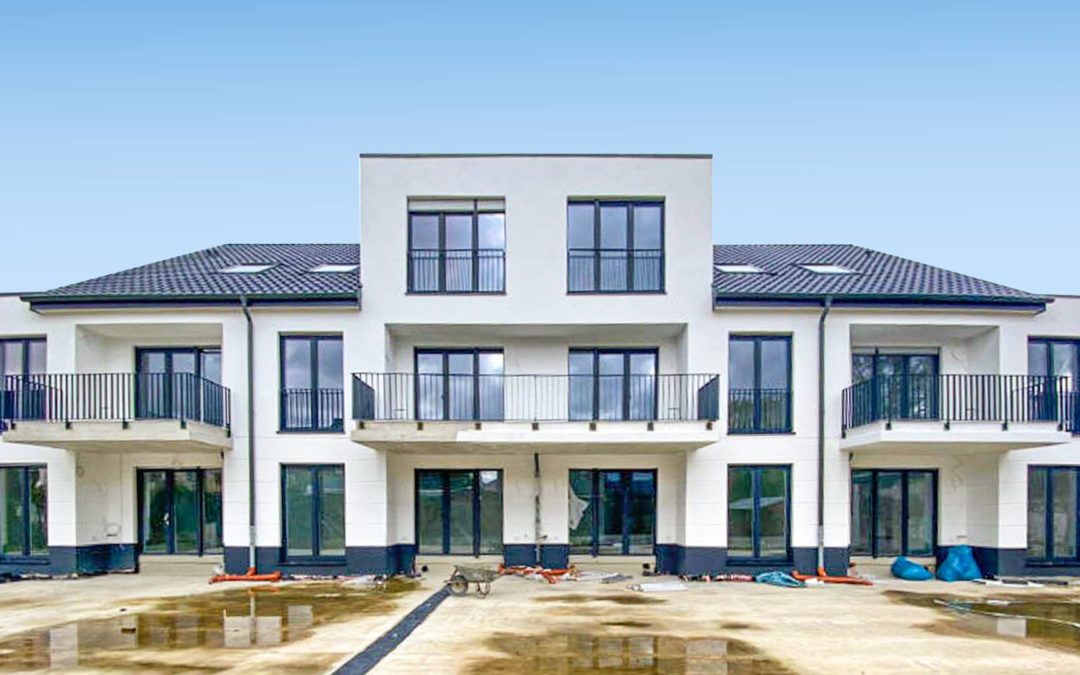 Neubau von 2 Mehrfamilienhäusern mit 12 Wohneinheiten und Tiefgarage – Moers
